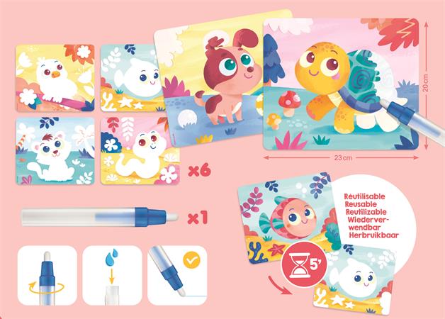 Színező, vízbázisú, MAPED CREATIV "Early Age My First Magic Color"